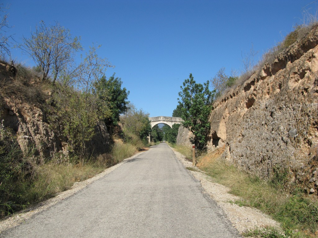 Via Verde del Baix Ebre auf den ersten Kilometern