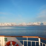 Überfahrt von Tromsö zur Nordkappinsel.... noch viel Schnee